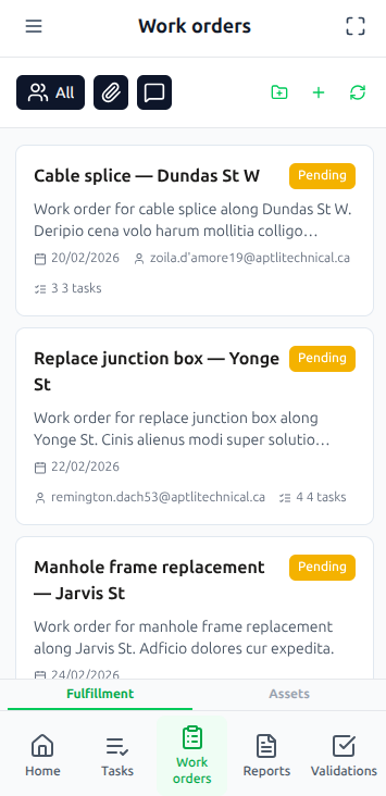 Mobile Assignments